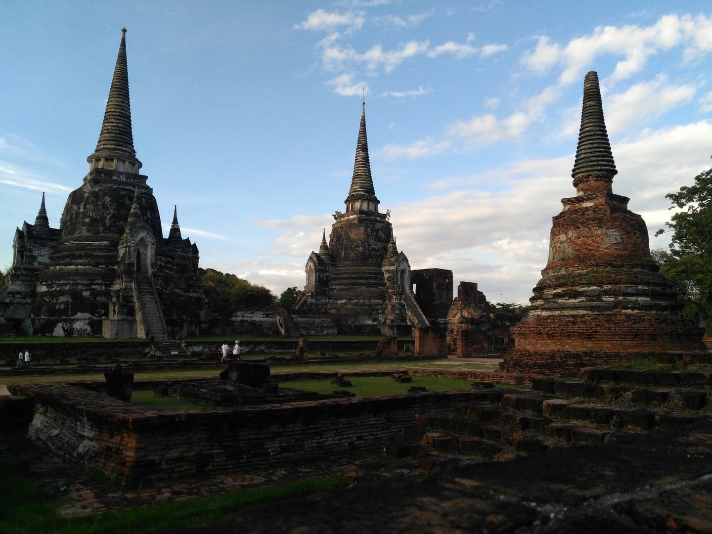 Historic temple stupas representing authentic Thai temple Samui heritage