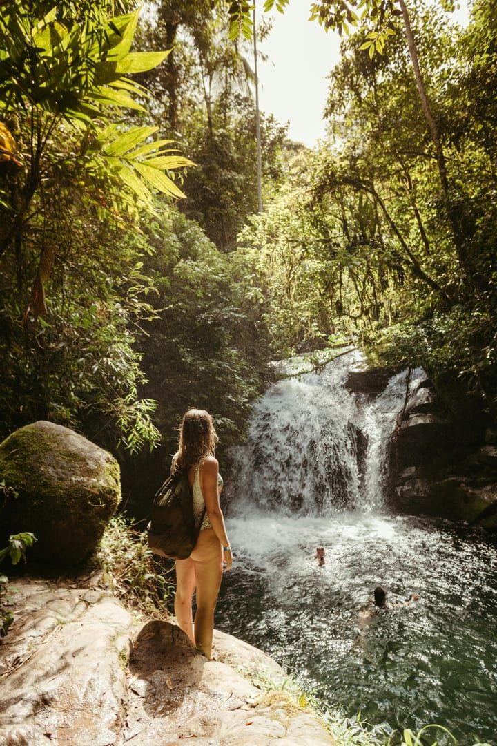 Hidden waterfall oasis with jungle pools at Secret Garden Samui